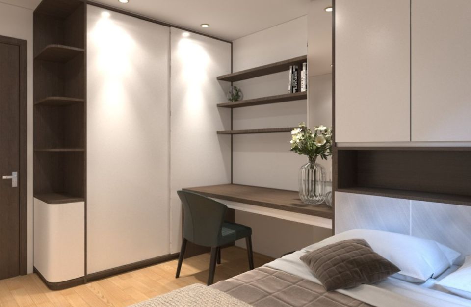 Chính chủ cho thuê căn hộ 2 phòng ngủ toà A chung cư Intracom Riverside giá tốt
